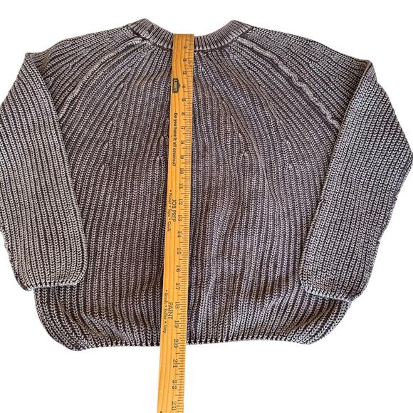 Womens Sweaters Size Small Pull Over Cable Knit Raglan Sleeve Outdoors Casual - Picture 5 of 6